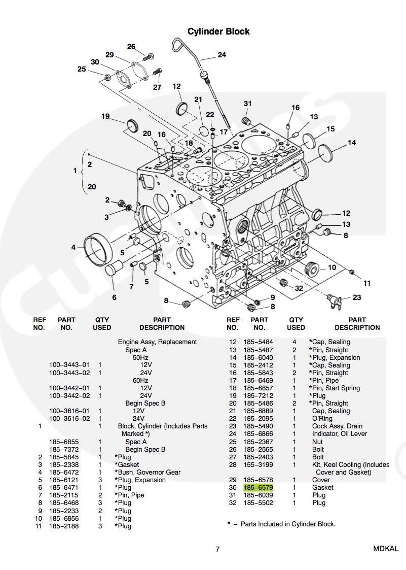  Onan 185 6579 Gasket Raw Water Pump for sale SXM Saint Martin Sint Maarten