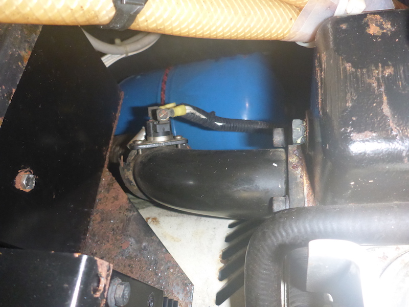  Amel Super Maramu 2000 Genset Onan Exhaust Elbow Replacement 